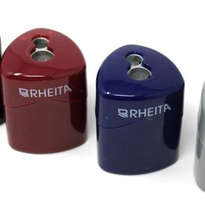 Rheita Doppeldosenspitzer in Dreikantform,farblich sortiert, Metallklinge