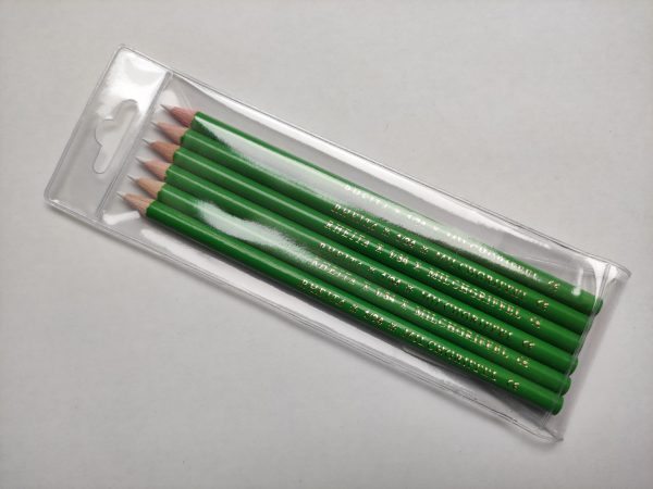 Rheita Milchgriffel für Schiefertafel, weiß, 6 Stück im Klarsichtetui