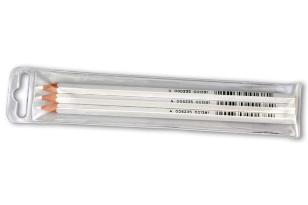 Rheita Spezialgriffel für Kunststofftafel, weiß, 3 Stück in Klarsichtetui