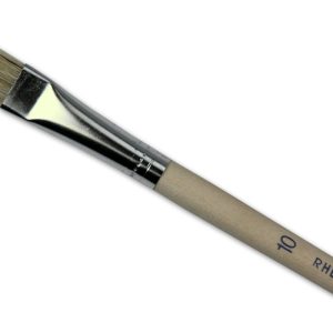 Rheita Borstenpinsel Gr.10,natur, flache Form aus Naturhaar lose im Karton