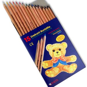 Rheita 15 Buntstifte, naturbelassen