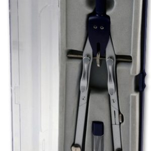 Rheita Schnellverstellzirkel mit 2 Kniegelenken, blau/silber, Ersatzmine