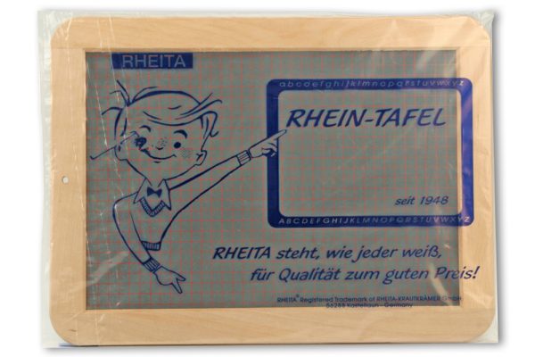 Rheita Schiefertafel Standard mit Naturholzrahmen