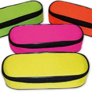 Rheita Faulenzerbox oval, neon-farben, leer, farblich sortiert, abwaschbares Material