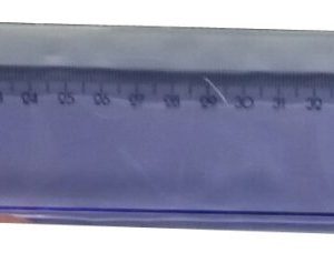 Rheita Kunststofflineal, transparent, 50 cm