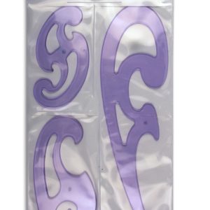 Rheita Burmester-Set aus Kunststoff, transparent, 3-tlg