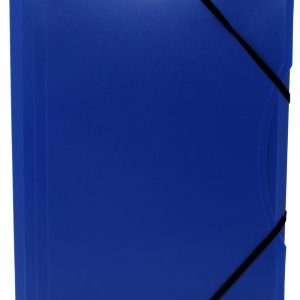 Rheita Gummizugmappe/Eckspanner aus PP mit Visitenkartenfach und dreifacher Falz