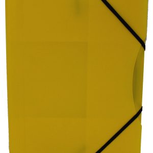 Rheita Gummizugmappe/Eckspanner aus PP mit Visitenkartenfach und dreifacher Falz