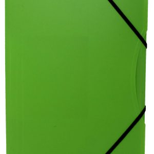 Rheita Gummizugmappe/Eckspanner aus PP mit Visitenkartenfach und dreifacher Falz