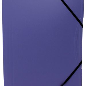 Rheita Gummizugmappe/Eckspanner aus PP mit Visitenkartenfach und dreifacher Falz