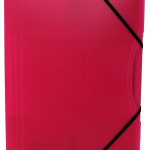 Rheita Gummizugmappe/Eckspanner aus PP mit Visitenkartenfach und dreifacher Falz