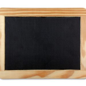 Rheita Schiefertafel Standard mit Naturholzrahmen