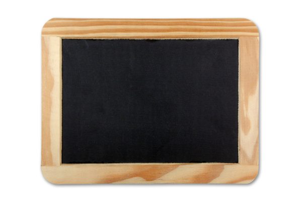 Rheita Schiefertafel Standard mit Naturholzrahmen