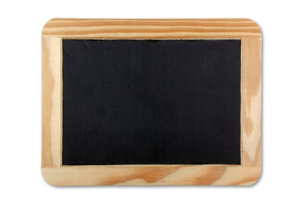 Rheita Schiefertafel Standard mit Naturholzrahmen