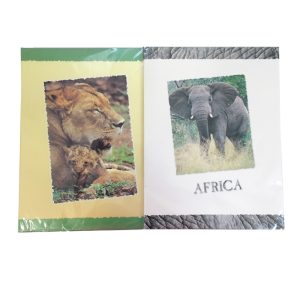 Rheita Briefpapier "Afrika", 90g/m², je 10 Bögen + Umschläge, verschiedene Motive