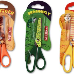 Rheita Kinderbastelschere, 3 verschiedene Motive, 13.5 cm, runde Ausführung