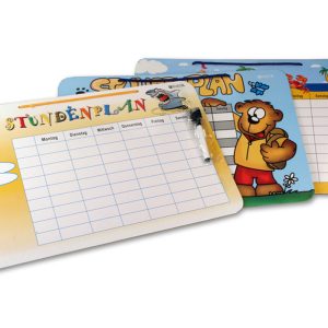 Rheita Stundenplaner, abwischbar mit Stift, verschiedene Motive